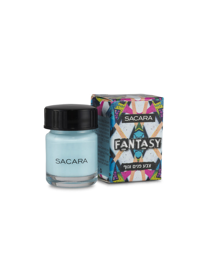 fantasy face & body color- blue